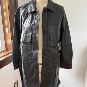 Zara Women’s Black Leather Jacket